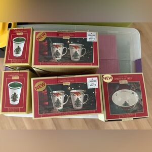 Spode Christmas dish items new in box